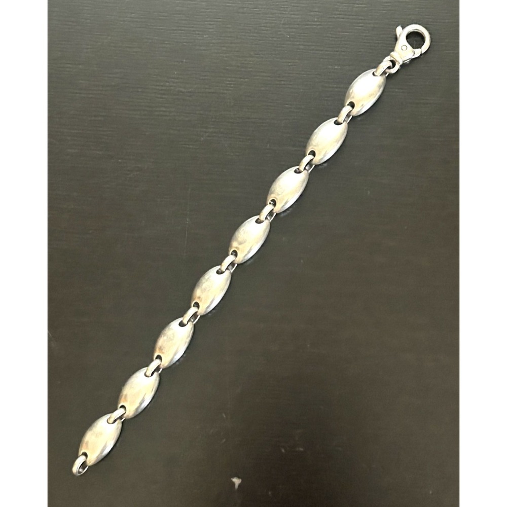 Tiffany & Co. Pebble Link Bracelet, Sterling Silver, Lobster Claw, Retired